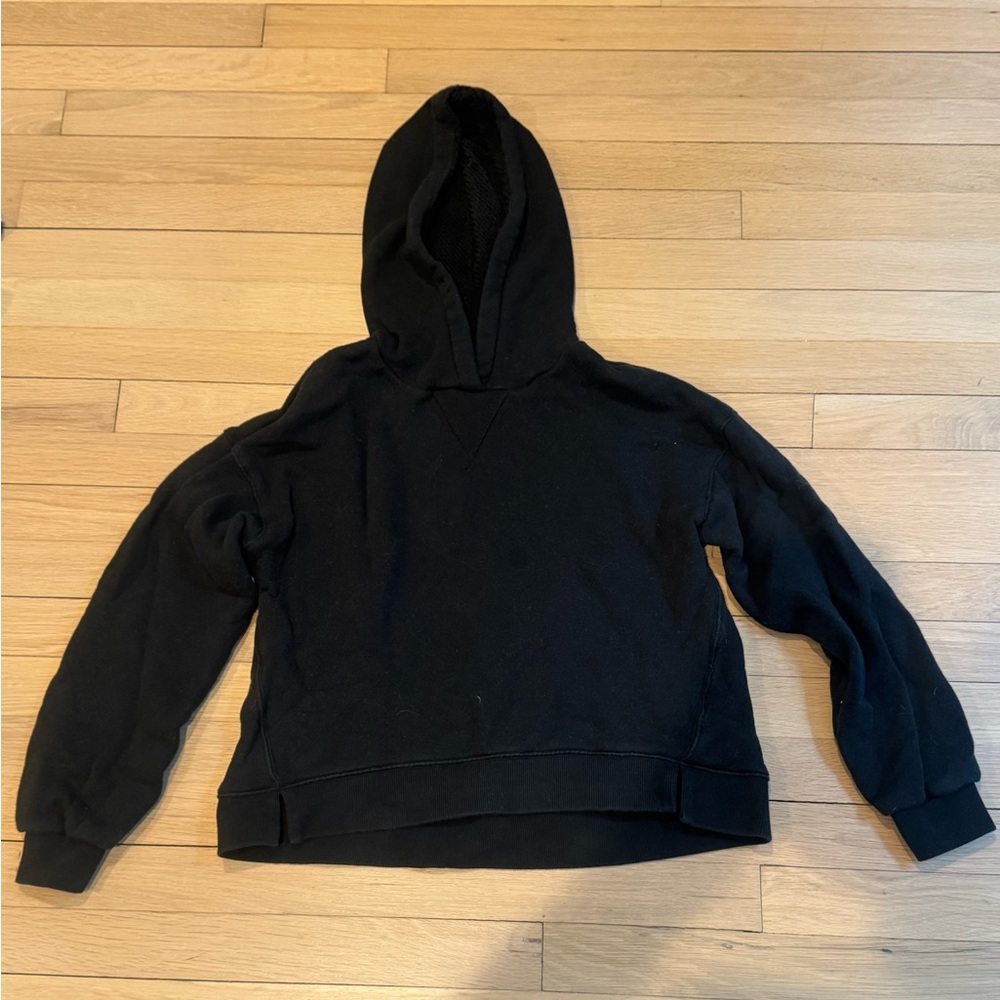 Madewell Women's Black Hoodie Sweatershirt